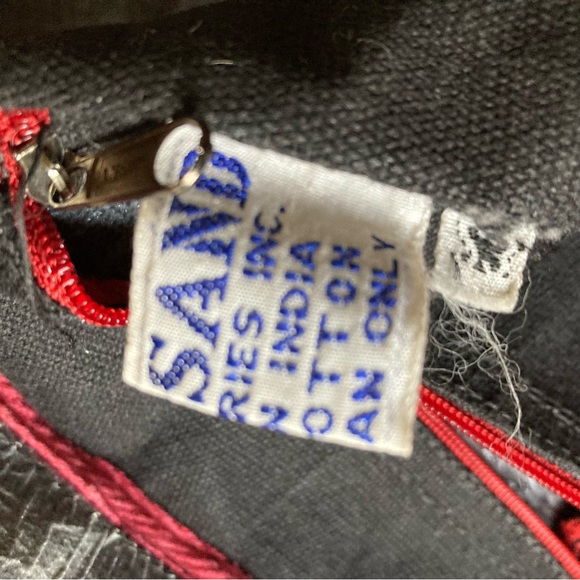 🧡💚💙💜bright cotton canvas duffel /w zip inner pocket Happy dancers/ musicians - Picture 11 of 16